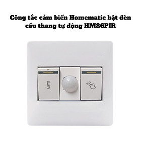 Công tắc cảm biến Homematic bật đèn cầu thang tự động HM86PIR