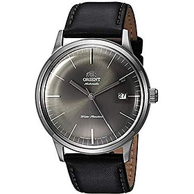 Orient '2nd Gen Bambino Version III' Japanese Automatic Stainless Steel and Leather Dress Watch