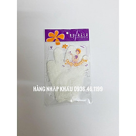Găng Tay Nu-Fresh 441 Tắm Tẩy Da Chết lưng chân tay đa năng Thái lan<hàng công ty