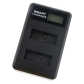 LCD Dual Slots USB Battery Charger for   Hero 5 6 Black AHDBT-501
