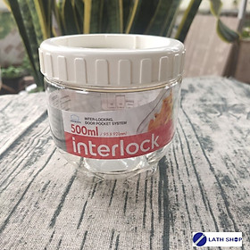 Mua Hộp Bảo Quản Interlock Lock&Lock - INL301W - 500Ml