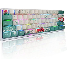 Set keycaps (chỉ có nút bàn phím) chơi game họa tiết san hô biển, chất liệu PBT với 71 phím mang lại độ bền cao, công nghệ năm mặt tiên tiến, tương thích nhiều loại bàn phím
