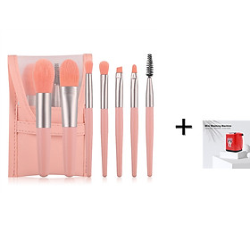7PCS Makeup Brushes for Foundation Liquid Cream Blending Powder Eyeshadow Blush Cosmetics Concealer Brushes with Storage