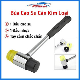 Búa cao su cán kim loại 1 đầu nhựa 1 đầu cao su độ bền cao đa năng