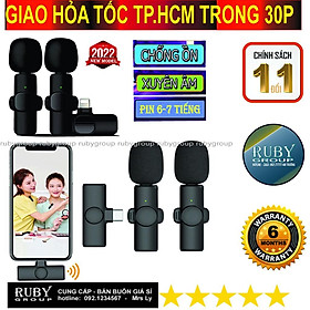 Mua Micro cài áo không dây dùng để livestream  quay vlog  Tiktok  thu âm  quay video từ xa