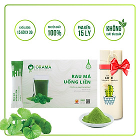 Hộp Rau Má Uống Liền - Nguyên chất 100% - Thanh nhiệt, mát gan, giảm mụn - Hộp Tiện lợi - CHÍNH HÃNG