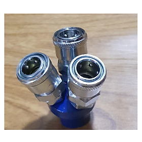 Mua Đầu Nối Chia Hơi Tròn 3 Ngã Dùng Cho Máy Bơm Khí Nén