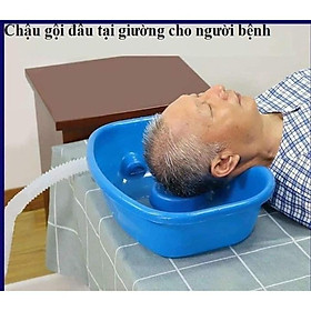 CHẬU GỘI ĐẦU TẠI GIƯỜNG CHĂM SÓC NGƯỜI BỆNH