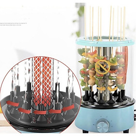 Mua Bếp Nướng Điện Để Bàn Tự Động Xoay 360° BBQ on Table (Xanh da trời)