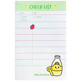 Giấy Note iiGEN YZ-3352 - Mẫu 4 - Hình Dứa