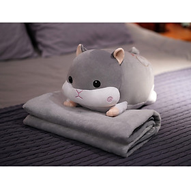 Gối mền Chuột hamster má xoắn lông mịn
