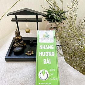 Mua Nhang Hương Bài Thơm ngọt dễ chịu  100% Tự Nhiên loại 4 tấc 100 thanh Thương Hiệu Bình Trí Thiện