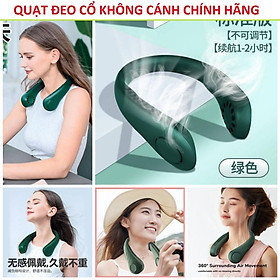 Quạt điều hòa mini đeo cổ không cánh có chế độ làm mát nhanh và lọc không khí bản đặc biệt loại tốt