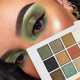 Brand New 12-color Eyeshadow Palette Long-lasting Waterproof Smudge-proof Shimmer Matte Eye Shadow