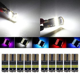 10x Car Interior Dome Light Bulbs LED Low Power Consumption Easy to Install