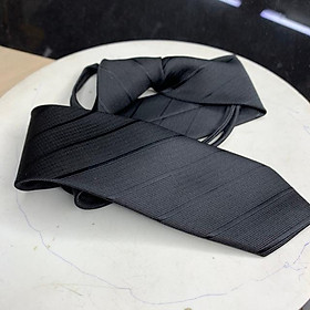 Cavat nam thắt sẵn bản 6cm đen công sở - cà vạt chú rể hàng xuất khẩu GiangPKC cr41