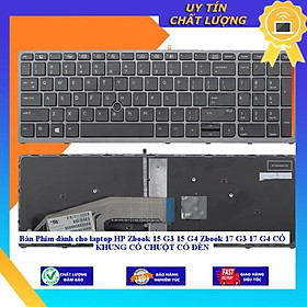 Bàn Phím dùng cho laptop HP Zbook 15 G3 15 G4 Zbook 17 G3 17 G4 CÓ KHUNG CÓ CHUỘT CÓ ĐÈN - Hàng Nhập Khẩu New Seal