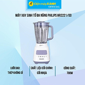 Mua Máy xay sinh tố đa năng Philips HR2221/00 - Hàng Chính Hãng