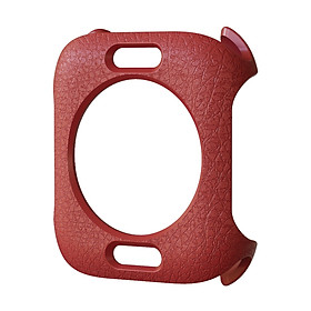 Ốp Case Style Vân Da cho Apple Watch Series 4/5/6/SE/7/8/9/SE2 Size 40mm/41mm/44mm/45mm - Hàng Chính Hãng