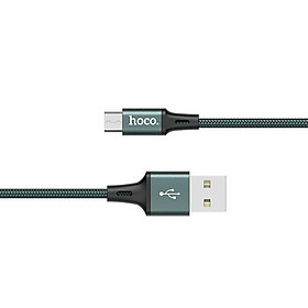 Mua Cáp sạc nhanh Micro usb 2.4A Hoco dài 1m ( Xanh rêu)- Hàng chính hãng