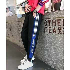 Quần thể thao slime phối sọc