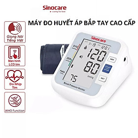 Máy đo huyết áp bắp tay tự động giọng nói hướng dẫn tiếng việt bản mới loại tốt