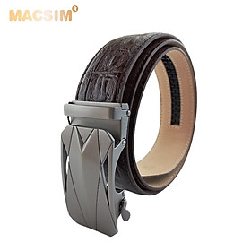Thắt lưng nam da thật cao cấp nhãn hiệu Macsim MS023