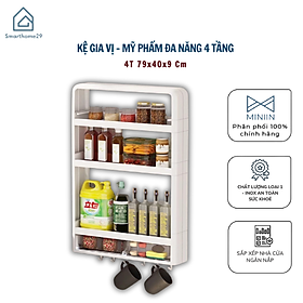 Kệ Đựng Gia Vị, Kệ Để Đồ Nhà Bếp, Kệ Để Đồ Dùng Nhà Bếp Gắn Tường Tiện Dụng Kệ Treo Tường Đựng Lọ Gia Vị Và Gia Vị Đa Chức Năng - HÀNG CHÍNH HÃNG MINIIN