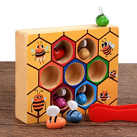 Bộ đồ chơi ong tìm tổ gỗ