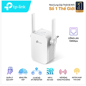 Mua Bộ mở rộng sóng wifi TP-Link RE305 (Chuẩn AC/ AC1200Mbps/ 2 Ăng-ten ngoài/ Wifi Mesh/ 15 User) - Hàng chính hãng FPT phân phối