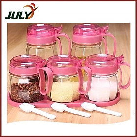 Mua BỘ 5 MÓN THỦY TINH ĐỰNG GIA VỊ - FULL BOX - JL