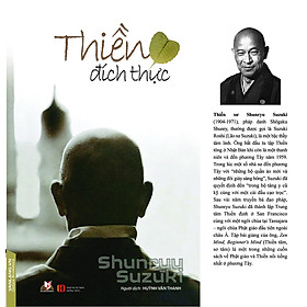Thiền Đích Thực - Shunryu Suzuki - Vanlangbooks