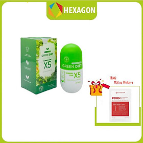 Thảo mộc hỗ trợ cải thiện cân nặng Green Diet Slimming Care X5