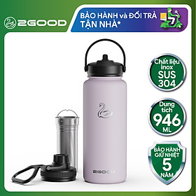 Mua Bình Giữ Nhiệt 2GOOD WF-01 - Combo 2 Nắp Và Lõi Lọc Detox Inox 304
