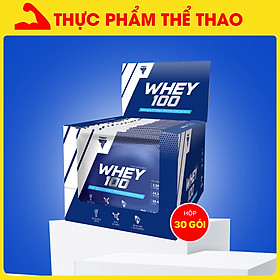 Sữa Tăng Cơ Whey Protein - WHEY 100 (700g - 900g) - Nhiều Mùi Vị - Hàng Chính Hãng TREC Nutrition
