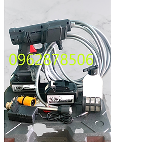 máy xịt rửa xe pin 168v 10cell