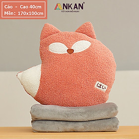 Chăn Gối Văn Phòng Cao Cấp ANKAN (15 LỰA CHỌN), Gấu Mềm Mịn, Thời Trang, Thiết Kế Hiện Đại, Xinh Xắn