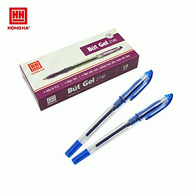 Bút Gel Hồng Hà 0.5mm 2748 (4 màu Xanh, Đen, Đỏ)