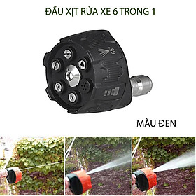 Mua Đầu vòi xịt rửa xe 6 trong 1 gắn súng rửa xe  đầu kết nối nhanh 1/4 inch và đầu phun bằng thép không gỉ