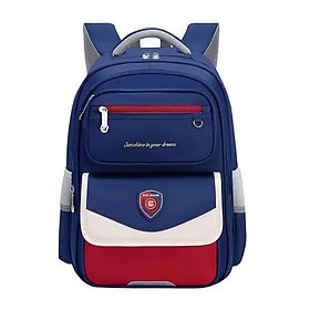 Ba Lô Chống Gù - Sun Eight 22339 - Màu Xanh Navy + Đỏ