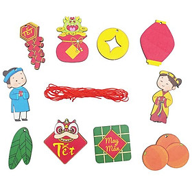 Mua Bộ 10 Dây Treo Trang Trí Tết - Bách Mộc - Chủ Đề May Mắn