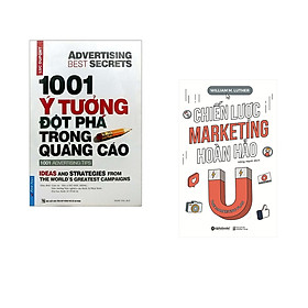 Combo 2 cuốn sách: 1001 ý Tưởng Đột Phá Trong Quảng Cáo + Chiến Lược Marketing Hoàn Hảo