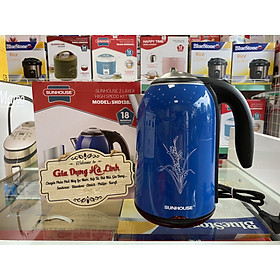 Mua Bình Đun Siêu Tốc Inox 2 Lớp Sunhouse SHD1382 (1.7L) - Xanh- Hàng chính hãng