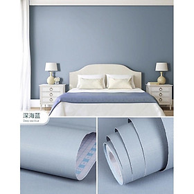 Giấy dán tường màu trơn _10m decal giấy dán tường pastel có keo sẵn