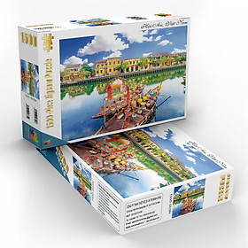 Hội An, Việt Nam - Bộ Tranh Ghép Hình Minh Châu 1500 Mảnh Kích Thước 60x80cm