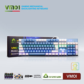 Mua Bàn phím cơ VSP eSport HN Gaming VM01(TRẮNG XANH) - Hàng nhập khẩu