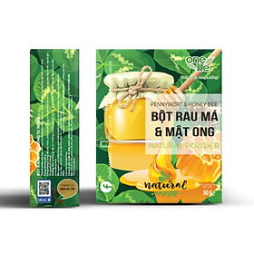 Bột Mật Ong Rau Má Tự Nhiên OneLife (Hộp 50gr)
