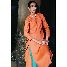 Áo Dài Raglan Linen Mơ Nghiền ADA001 thời trang thiết kế Hity