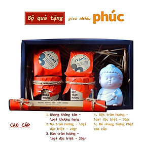 Mua Bộ Quà Tặng Trầm Hương Cao Cấp Phúc 3 Lành Mừng Thọ Chúc Phúc Mong An Yên Tài Lộc Phúc Lành Trang Trí Nhà Cửa