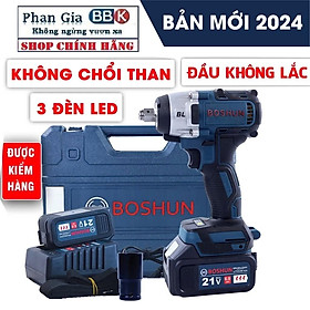 [chính hãƞg] Máy chuyên vít Boshun BS-CV380NCP , Không chổi than, Pin 10 cell, Sản phẩm bảo hành chính hãƞg